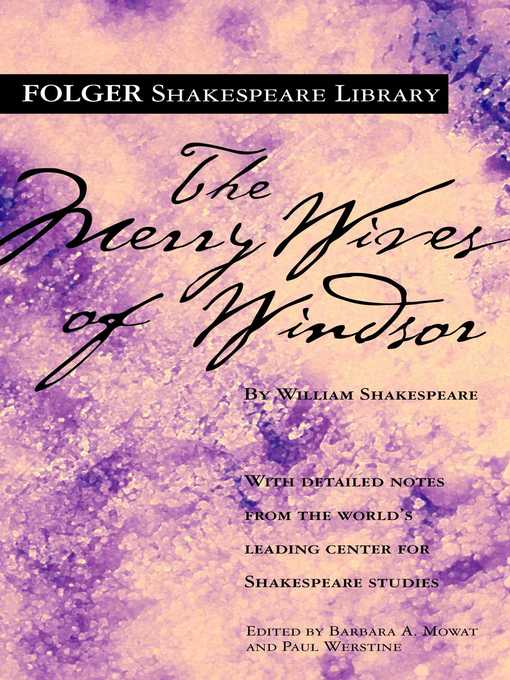 Title details for The Merry Wives of Windsor by William Shakespeare - Wait list
